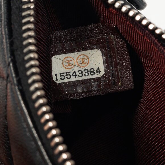 Chanel Black Lambskin Quilted Leather CC Key Holder - Picture 10 of 11